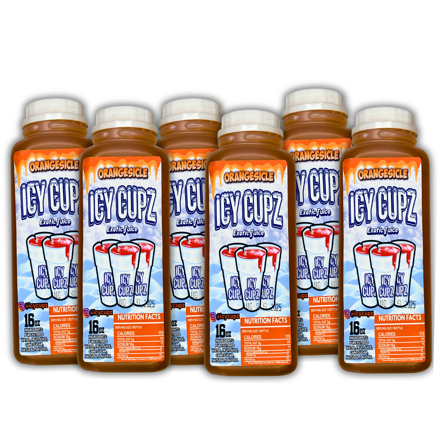 24 ORANGESICLE ICY CUPZ